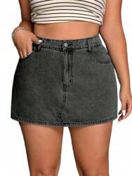 Shein XXL Rövid Farmerszoknya Bevarrt Rövidnadrággal