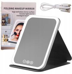  Visszapillantó tükör Led tok állvánnyal 3 világítási mód Állítható fényerő 23cm (26241)