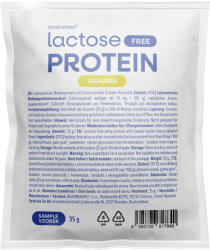 BrainMax Proteină fără lactoză, banană, 35 g, mostră Concentrat de zer fără lactoză, banană, 1 porție, supliment alimentar