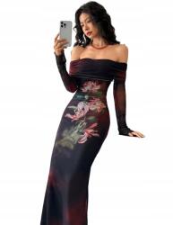 Shein S Ruha Maxi Nyitott Vállakkal