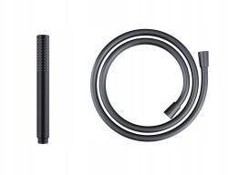 Corsan Zuhanyfej zuhanyhoz Corsan CMP007BL fekete, zuhanytömlővel CMW250 Pc (CMP007BL)