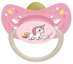 Baby Bruin Játszócumi Unikornis, rózsaszín, világító karika latex cseresznye (méret: 2) 6 -36 hó - babybear