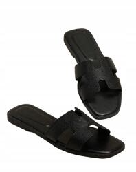 Shein 38-as Méretű Fekete Női Papucs (sx25061814808330404)