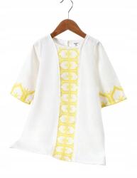 Shein 86-92 Fehér Ruha Kislánynak