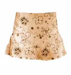  Női Ifjúsági Szoknya Rövid Térdig Érő Szoknya Bézs Virágos 40 L