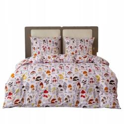  Kétszemélyes Ágyneműhuzat Szett 160x200 cm 3 részes Gomba Ágyneműhuzat Szett (160 FBC 3/CM100)