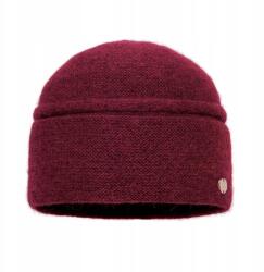 Pawonex Euforia Bordó női sapka - elegáns, kihajtható gyapjú (2512)