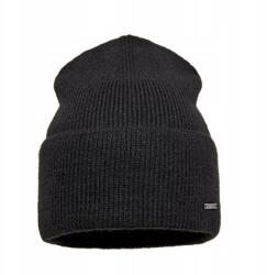 Pawonex Nessa női sapka, fekete - univerzális téli sapka, kihajtható (2431)