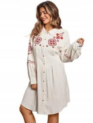 Shein XXL Ruha Női Ing Dekoratív Hímzéssel