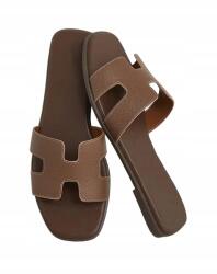 Shein 39-ES Barna Női Flip-flop Papucs (sx2411164554422653)