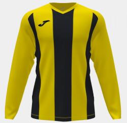 Joma PISA II LONG SLEEVE T-SHIRT dressz sárga fekete 6XS-5XS