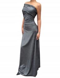 Shein Aszimmetrikus Maxi Nyakkivágással Ellátott Ruha