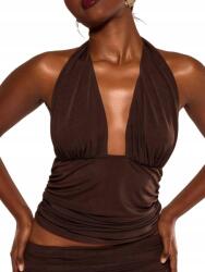 Shein M Fodros Felső Mély Dekoltázzsal