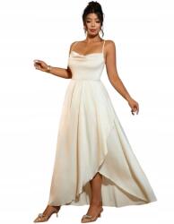 Shein XL Szatén Aszimmetrikus Ruha