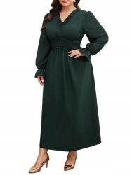 Shein XXL Hosszú Ruha Bő Ujjakkal