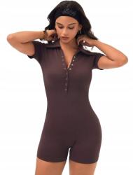 Shein S Modellező Bordázott Overál