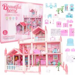 MalPlay Nagy babaház Villa Rezidencia Bútor Terasz Ajándék Szett (ND21_109716)