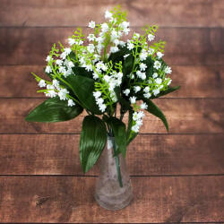 Papelito Csokros 7 ágú gyöngyvirág - virágdekorációhoz és koszorúhoz