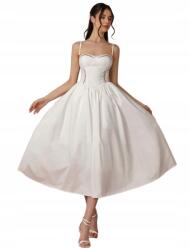 Shein L Romantikus Fehér Ruha