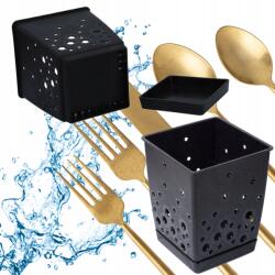 Practic Evőeszköz Csepegtető Állvánnyal Fekete Practic Lengyel (5903456011338)