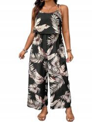 Shein XXL Növényi Mintás Overál