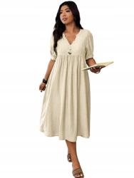 Shein 3XL Ruha MIDI V-nyakkivágással