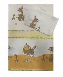 Ankras Ágyneműhuzat 135x100 Gyerek 2EL 100x135 Kiságyhoz (P-2 135/100 40/60 DONKEY BEŻOWY)