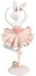 Clayre & Eef Figurina Iepuras Paste Balerina polirasina multicolora 16x16x35 cm (6PR5945)