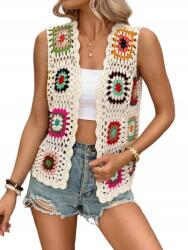 Shein M Horgolt Western Kardigán