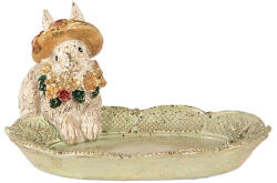 Clayre & Eef Decoratiune Paste Iepuras polirasina multicolora 14x11x8 cm (6PR6045)
