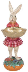 Clayre & Eef Figurina Iepurasi polirasina multicolora 11x14x30 cm (6PR6019)