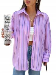 Shein M Rózsaszín Csíkos Ing