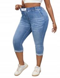 Shein XXL Farmer Halásznadrág Gumis Derékkal