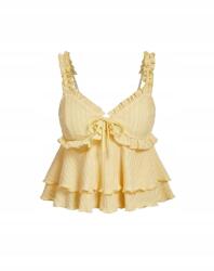 Shein M-es Fodros Vállpántos Felső