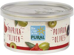 Pural Pate vegetal cu ardei si masline, vegan bio 125g