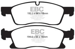 EBC set placute frana, frana disc EBC DP41871R (DP41871R)
