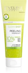 Eveline Cosmetics Clean Shot 10% Complex of AHA, BHA and PHA finom hámlasztó krém a bőr tökéletlenségei ellen 75 ml