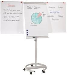 Franken Flipchart Tábla - Mobil, 68x105 cm, Mágneses, 2 db Segédkarral, 5 Görgős Premium Line