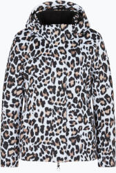 EA7 Emporio Armani Geacă de schi pentru femei EA7 Emporio Armani Ski Kitzbuhel Softshell fancy white animalier
