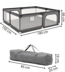 Springos Ha7528 gyermek járóka 150 x 180 cm (HA7528)