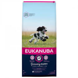 EUKANUBA Puppy Medium kutyatáp 15kg - origopet
