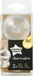 Tommee Tippee Tetina din silicon flux variabil, 0 luni+, 2 bucati, Tommee Tippee