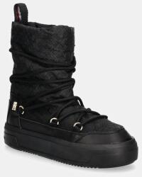 Tommy Hilfiger hócipő LACE-UP MONOGRAM SNOWBOOT - fekete Női 37