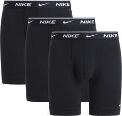 Nike ESSNTIAL COTTON STRC BOXER BRIEF LONG 3PK L | Bărbați | Boxeri | Negru | NQ00KE1286-001