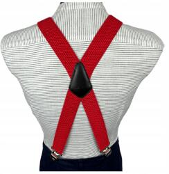 CGM Hosszú nadrágtartó dupla X Erős Piros 140 cm magas (SZ/6/X/140/CZERWONA)