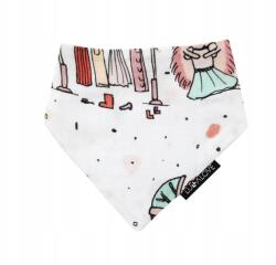 Lovemade Lullalove muszlin sál-előke - rózsaszín sündisznó babáknak