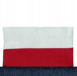 CGM Zsebkendő fehér és piros szegéllyel, nemzeti színekben (WYPUSTKA/27/13/PROSTOKĄT)