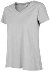 4F Női H4Z22 TSD352 Egyszínű póló H4Z22 TSD352 L szürke