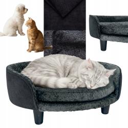 Pets heaven Kutya- és macskafekhely kisállat kanapé napozóágy puha kanapé L 50x46 (Legowisko łóżko posłanie sofa dla psa i kota)