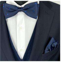 CGM Legyek és Jacquard Párnahuzat Sötétkék Ing Öltöny (M3/ŻAK/200)